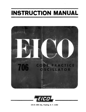 Solid State Code Oscillator 706A; EICO Electronic (ID = 2941300) Amateur-D