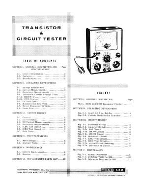 Transistor/Circuit Tester 680; EICO Electronic (ID = 2949138) Equipment