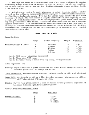 TV-FM Sweep /Marker Generator 369; EICO Electronic (ID = 2936774) Equipment