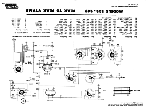 Vacuum Tube Voltmeter 249; EICO Electronic (ID = 513459) Equipment