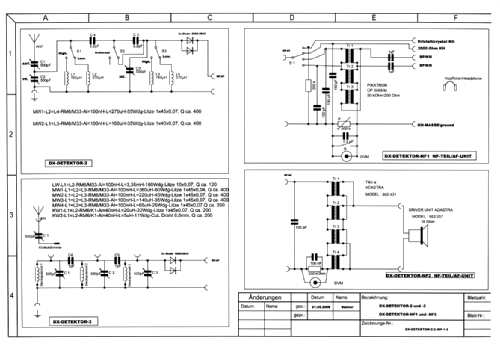 Detektor-Empfänger, DX / Mehrkreis- Eigenbau; EIGENBAU selbst geb. (ID = 1681024) Galène