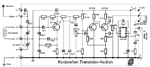 Solid-State-Empfänger Eigenbau; EIGENBAU selbst geb. (ID = 688910) Radio