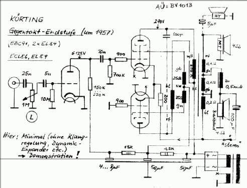 Verstärker Eigenbau; EIGENBAU selbst geb. (ID = 265995) Ampl/Mixer