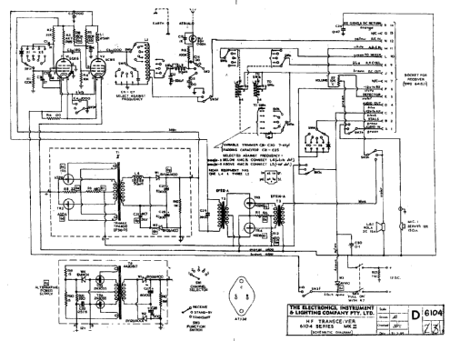 6104 B; EILCO Electronic, (ID = 1913967) Commercial TRX