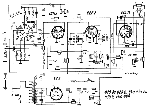 EKA Szuper 425G; EKA; Budapest (ID = 239737) Radio