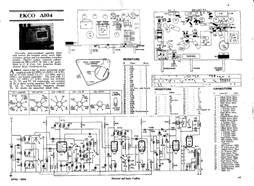 A104; Ekco, E.K.Cole Ltd.; (ID = 228448) Radio