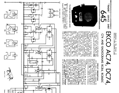 AC74; Ekco, E.K.Cole Ltd.; (ID = 1252791) Radio