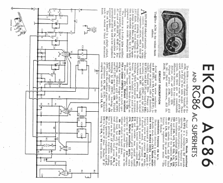 AC86; Ekco, E.K.Cole Ltd.; (ID = 363764) Radio