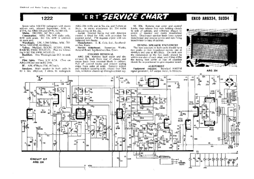 ARG 334; Ekco, E.K.Cole Ltd.; (ID = 1335651) Radio