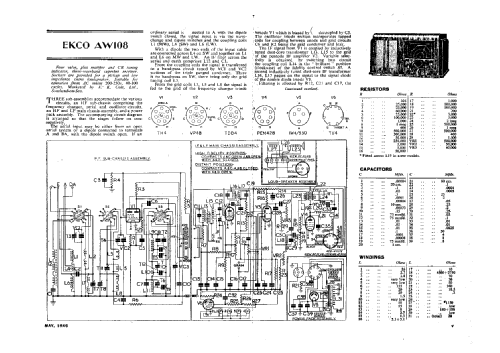 AW108; Ekco, E.K.Cole Ltd.; (ID = 1335327) Radio