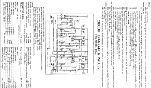 Consolette DC64 DC 64; Ekco, E.K.Cole Ltd.; (ID = 111548) Radio