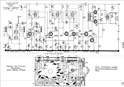 PT208; Ekco, E.K.Cole Ltd.; (ID = 774142) Radio