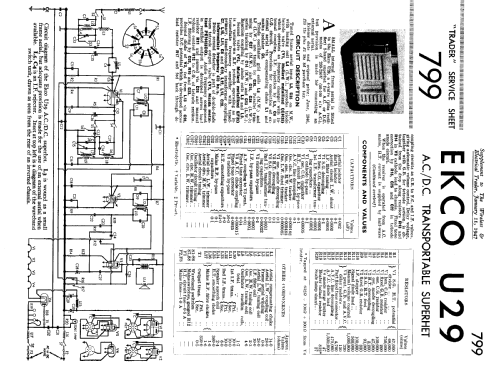 U29; Ekco, E.K.Cole Ltd.; (ID = 2177222) Radio