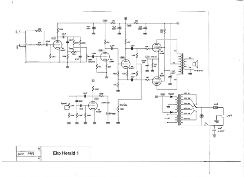 Herald 1 ; EKO Music Group Spa; (ID = 1620325) Ampl/Mixer