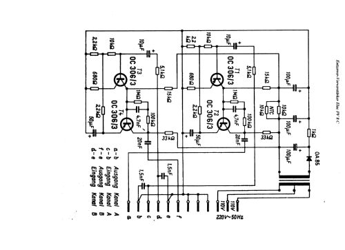 Stereo-Entzerrer-Vorverstärker PV8C; Elac Electroacustic (ID = 204823) Ampl/Mixer