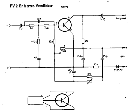 Phono-Vorverstärker PV2; Elac Electroacustic (ID = 495166) Ampl/Mixer