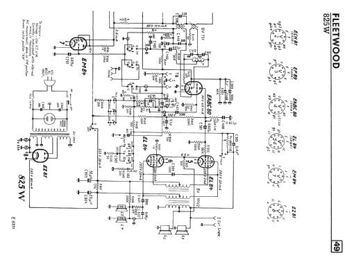 Fleetwood 825W; Electrical Products (ID = 2346313) Radio