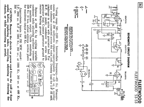Fleetwood 53-53 ; Electrical Products (ID = 2335129) Radio