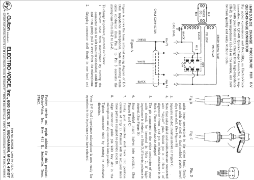 623 ; Electro-Voice Inc.; (ID = 1765079) Microphone/PU