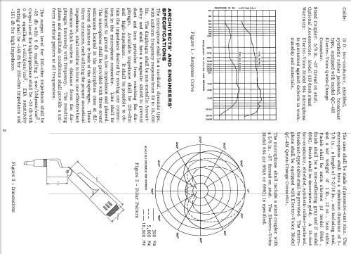 Cardioid Microphone 664; Electro-Voice Inc.; (ID = 977840) Mikrofon/TA