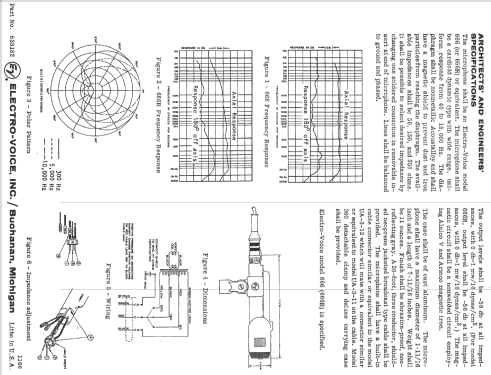 Cardioid Microphone 666; Electro-Voice Inc.; (ID = 1764939) Micrófono/PU