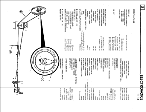 EV-1182 ; Electro-Voice Inc.; (ID = 2580780) Radio