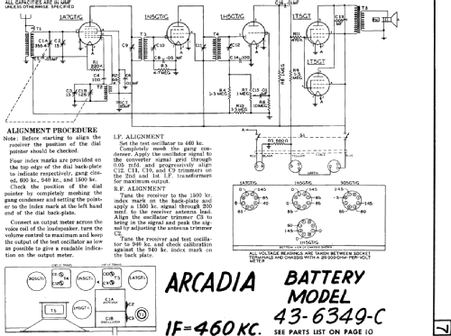 Arcadia 43-6349C ; Electrohome Dominion (ID = 2158118) Radio