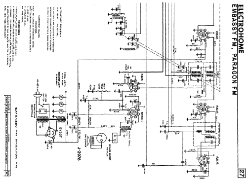 Embassy F.M. ; Electrohome Dominion (ID = 2147323) Radio