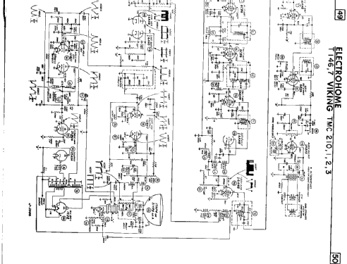 T-147 VIKING TMC 210,1,2,3; Electrohome Dominion (ID = 2603319) Television