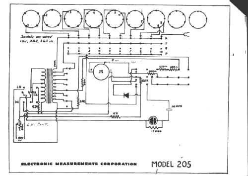 Tube Tester EMC-205; Electronic (ID = 563182) Equipment