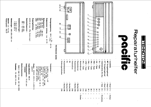 Pacific S732TPE; Electronica; (ID = 1934777) Radio