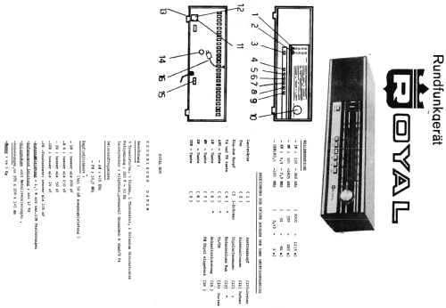 Royal P22490; Electronica; (ID = 1421354) Radio