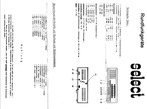 Select S722TE6; Electronica; (ID = 805051) Radio