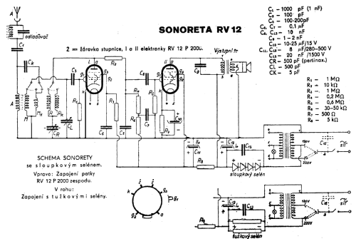 Sonoreta RV-12; Elektra, Pražský (ID = 169958) Bausatz