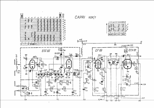 Capri Stereo 6401; Elektroakustik (ID = 1898814) Radio