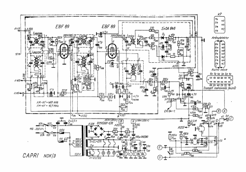 Capri Stereo 6401; Elektroakustik (ID = 1898816) Radio