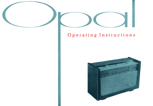 Opal 6103TR; Elektroakustik (ID = 2126038) Radio