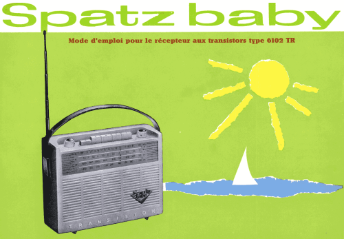 Spatz baby 6102TR; Elektroakustik (ID = 2125521) Radio