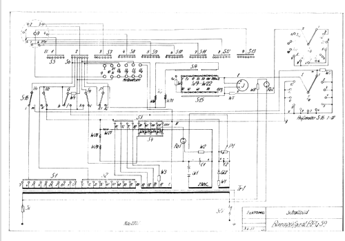 Röhrenprüfgerät RPG59; Elektromess Dresden; (ID = 57428) Equipment