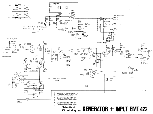 Gleichlauf-Messgerät EMT 422; Elektromesstechnik (ID = 2921667) Equipment