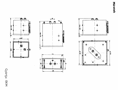 Amper Mérő / Meter 144 DwA; Elektromos (ID = 2471641) Equipment