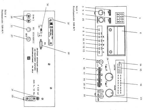 Kassetten-Wiedergabegerät CAW-W/1; Elektronik Gera, VEB (ID = 1905040) R-Player