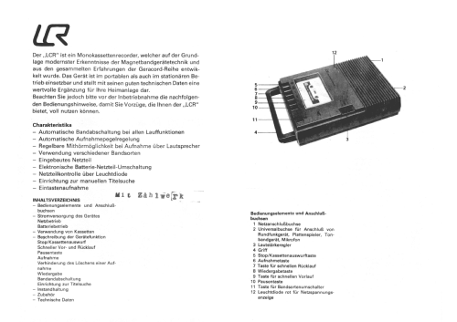 LCR; Elektronik Gera, VEB (ID = 1518003) Sonido-V