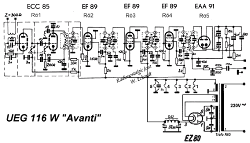 Avanti UEG116W; Elektronik Stadtroda (ID = 503139) Converter