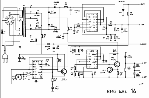 Digital Multimeter 1464/TR1657; EMG, Orion-EMG, (ID = 1653785) Equipment