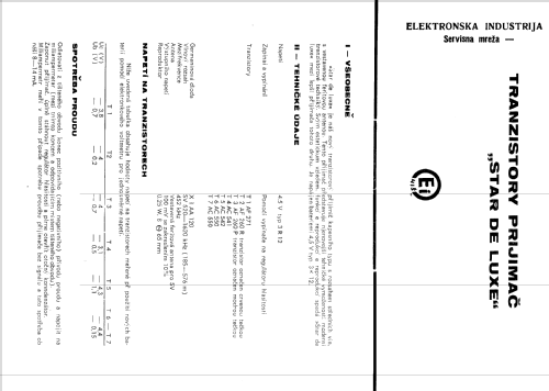 Star de Luxe ; Ei, Elektronska (ID = 1942625) Radio