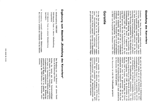 UHF-Konverter II ; Elektrotechnik (ID = 660223) Converter