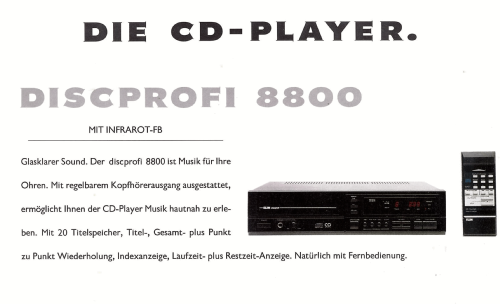 Discprofi 8800; Elin AG für (ID = 2080810) R-Player