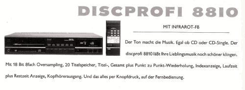 Discprofi 8810; Elin AG für (ID = 2080822) R-Player