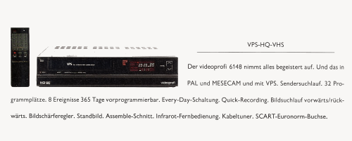 Videoprofi 6148; Elin AG für (ID = 2080176) R-Player